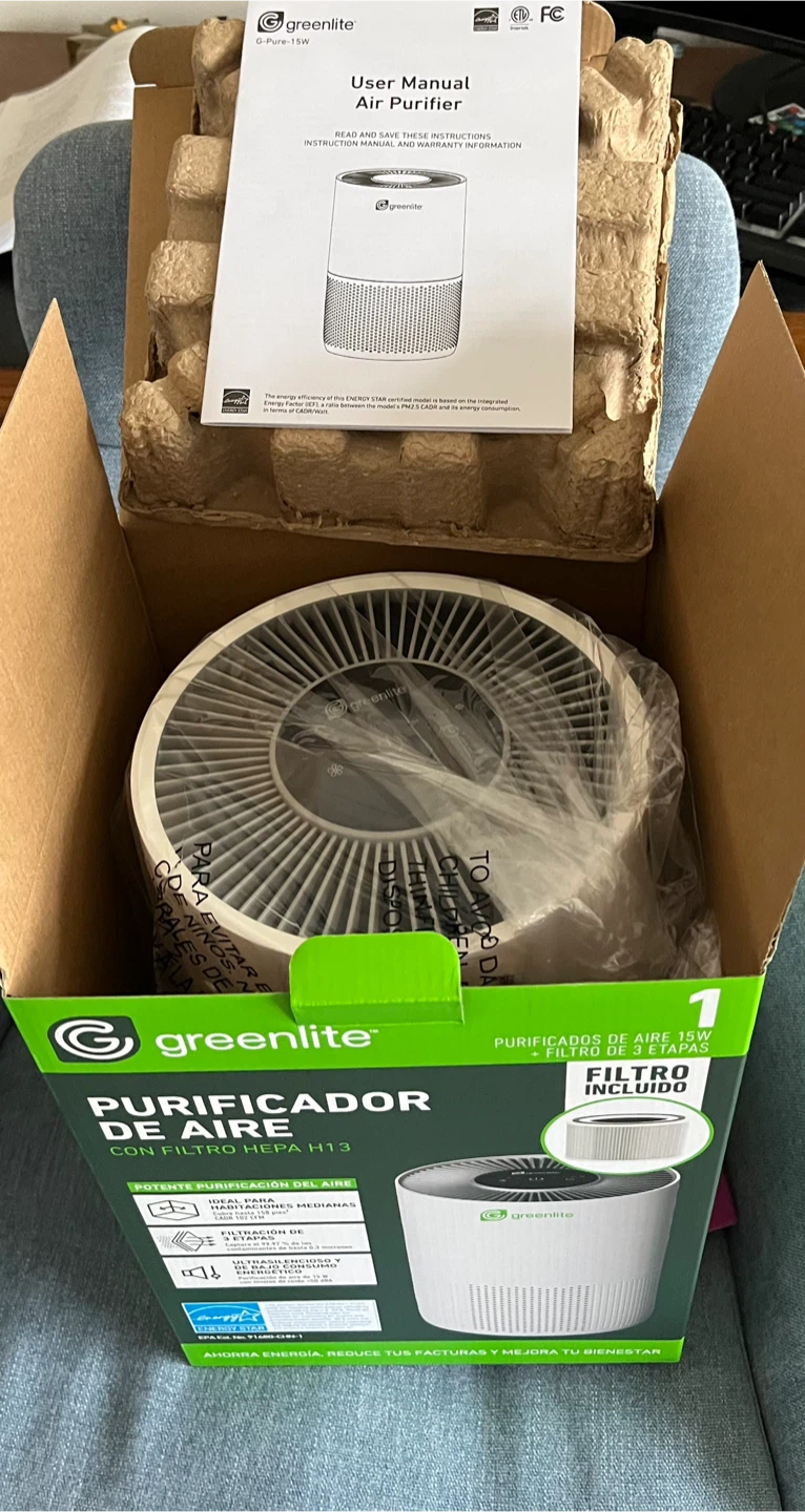 Greenlite Air Purifier with True HEPA H13 Filter
