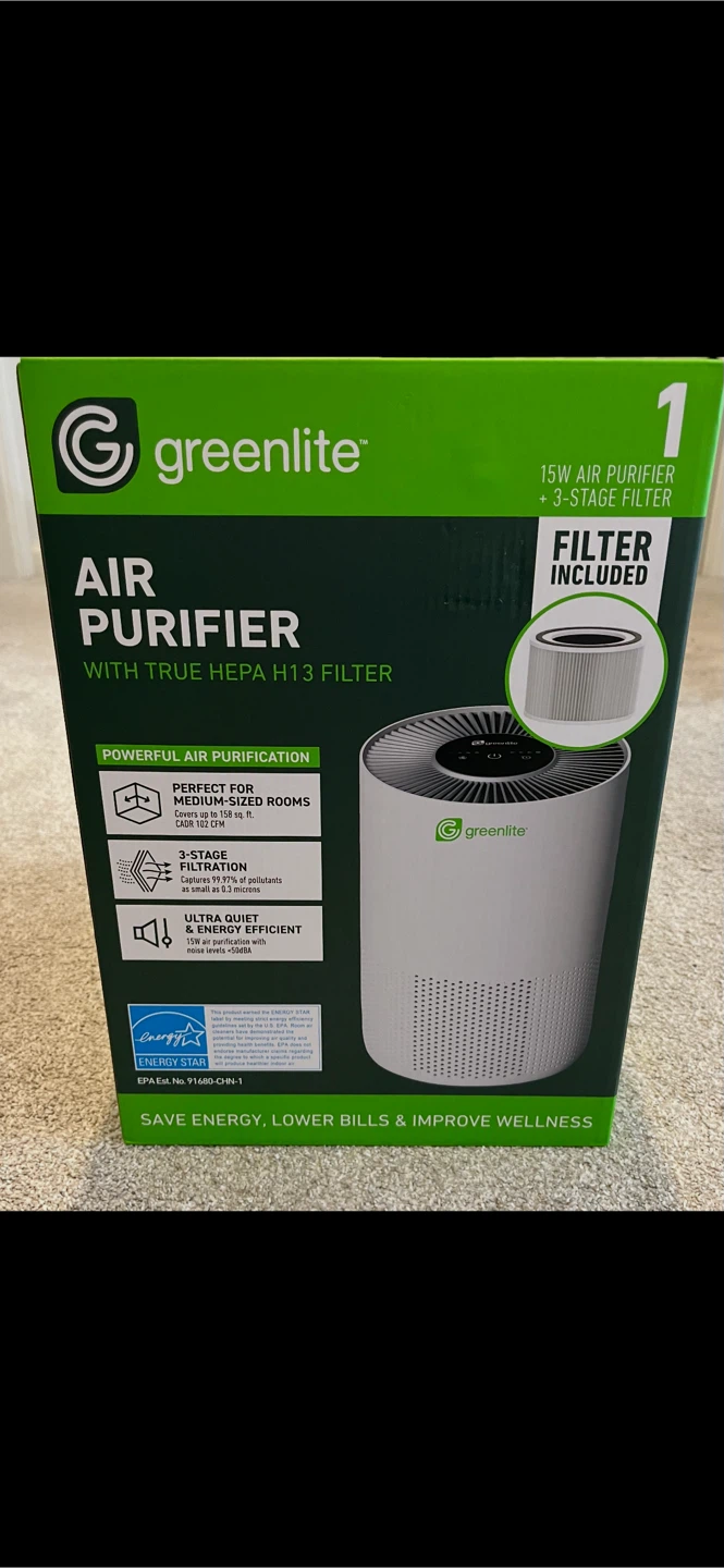 Greenlite Air Purifier with True HEPA H13 Filter - photo 4