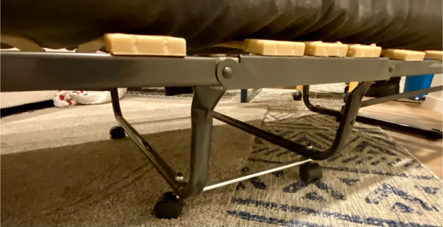 Folding Bed Frame with Mattress/Cott Comfortable Memory Foam - photo 3
