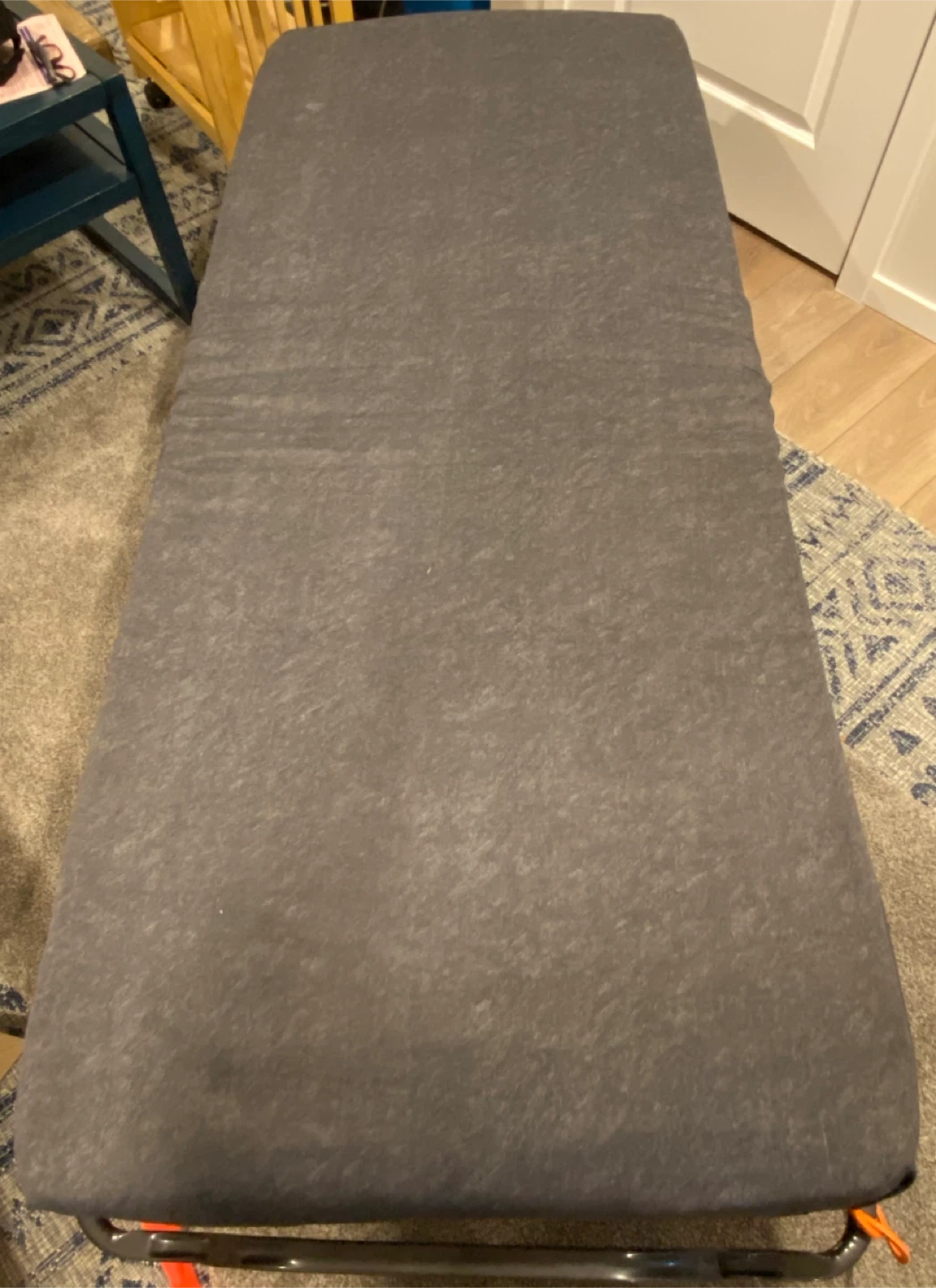 Folding Bed Frame with Mattress/Cott Comfortable Memory Foam