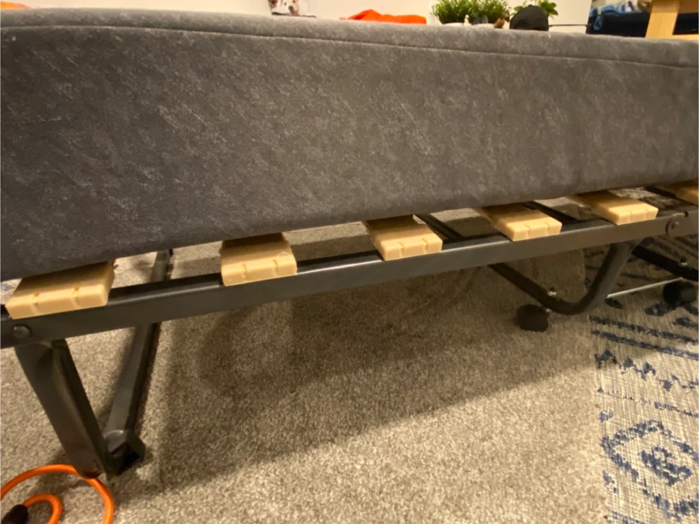 Folding Bed Frame with Mattress/Cott Comfortable Memory Foam - photo 2