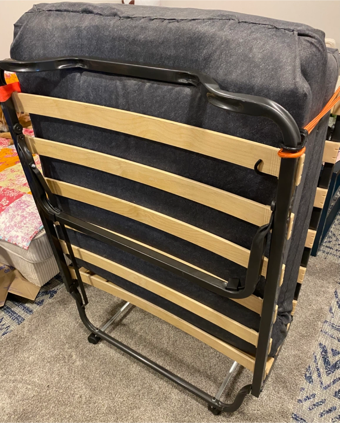 Folding Bed Frame with Mattress/Cott Comfortable Memory Foam - photo 5