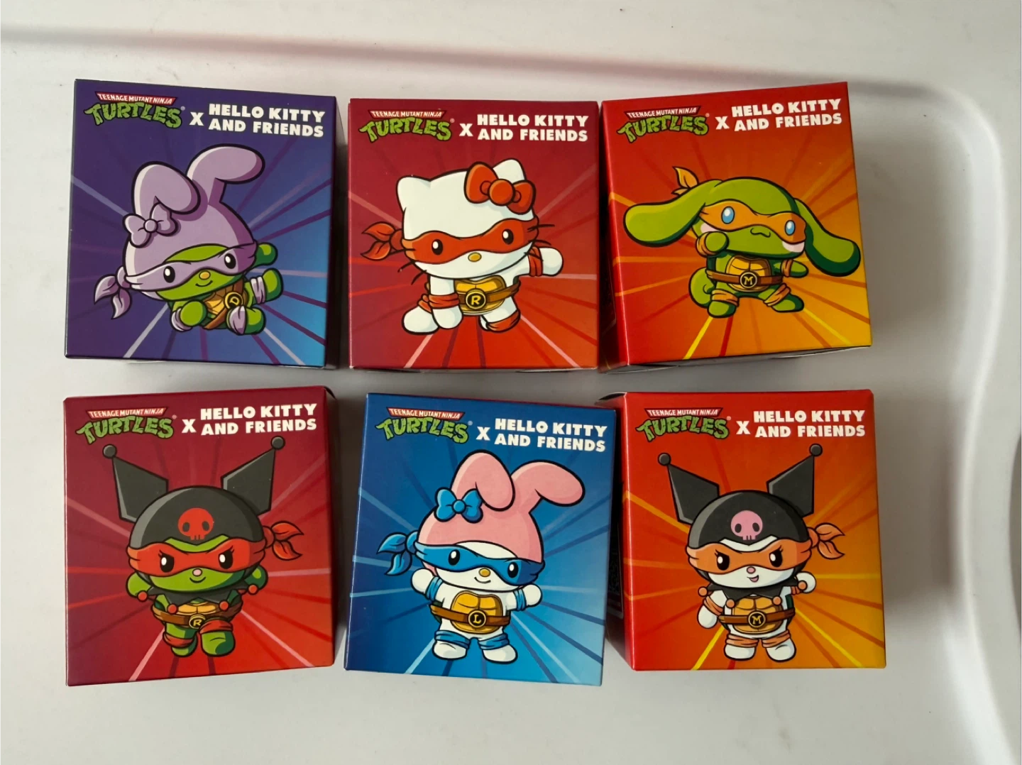 Hello Kitty x Teenage Mutant Ninja Turtles Figures