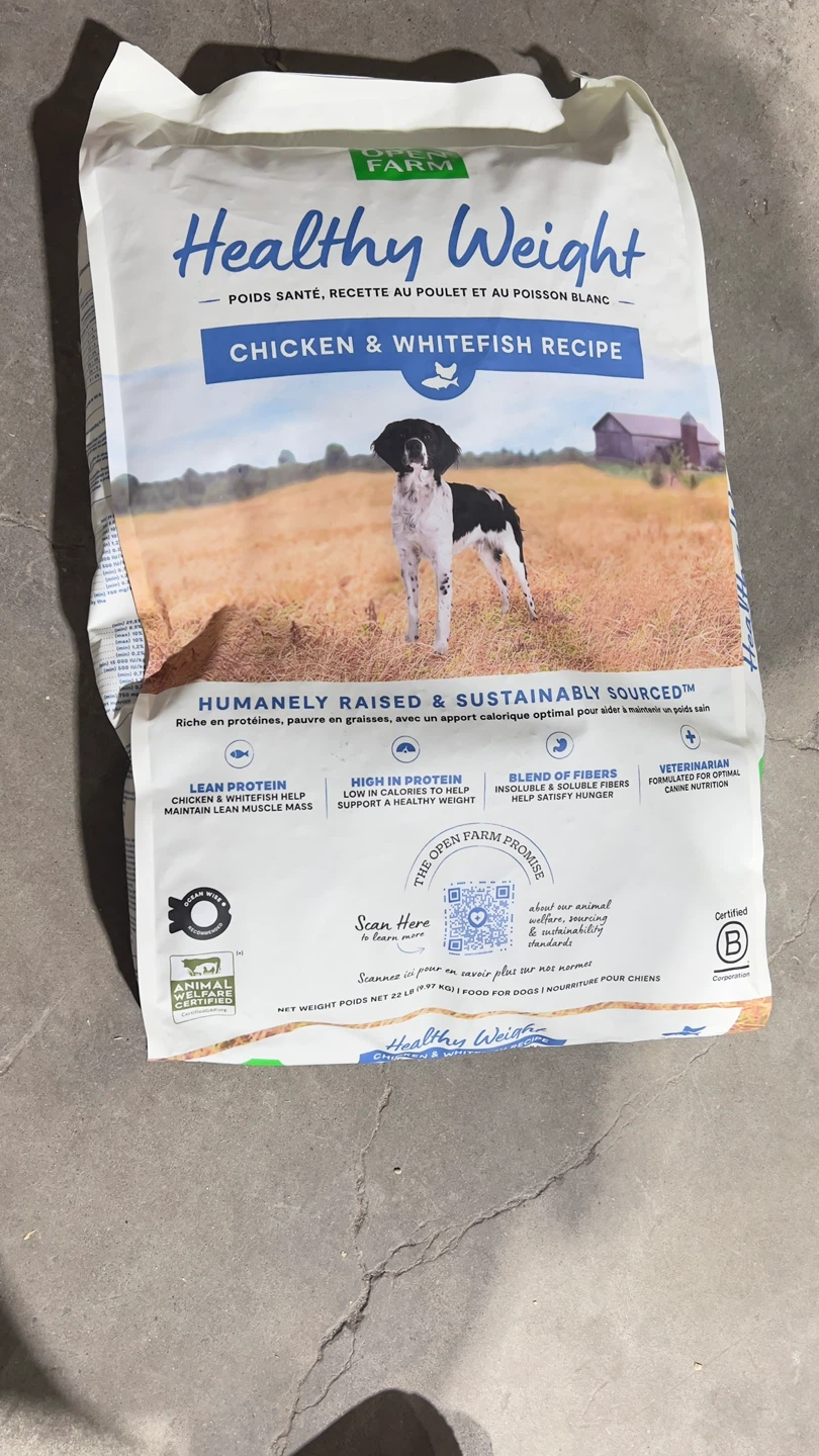 Open Farm Healthy Weight Chicken & Whitefish Recipe Dog Food - photo 2