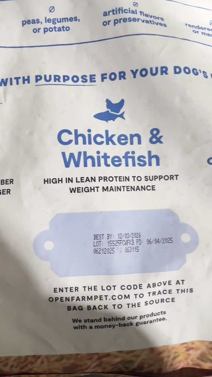 Open Farm Healthy Weight Chicken & Whitefish Recipe Dog Food - photo 4