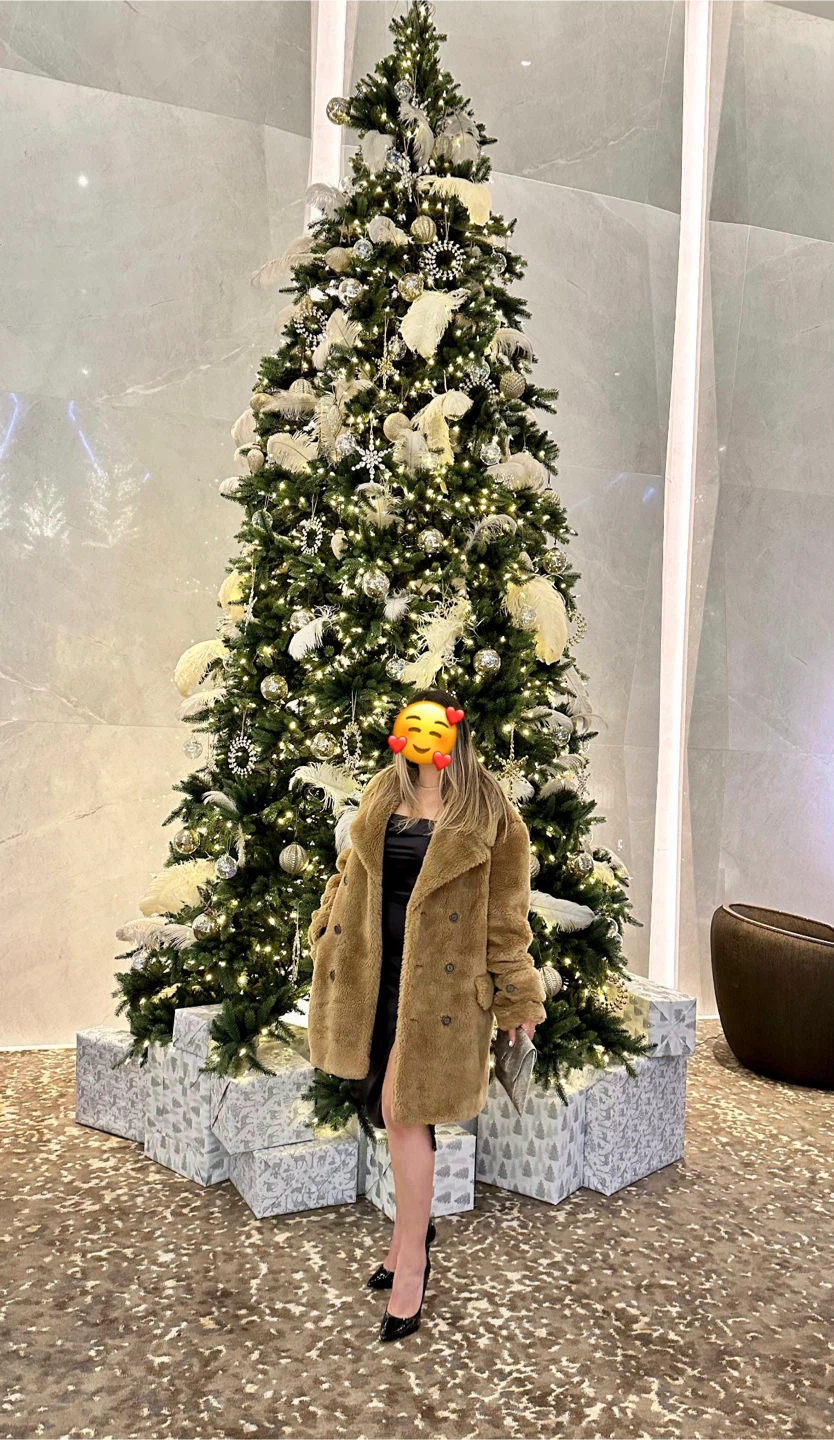 Women's Brown Teddy Coat