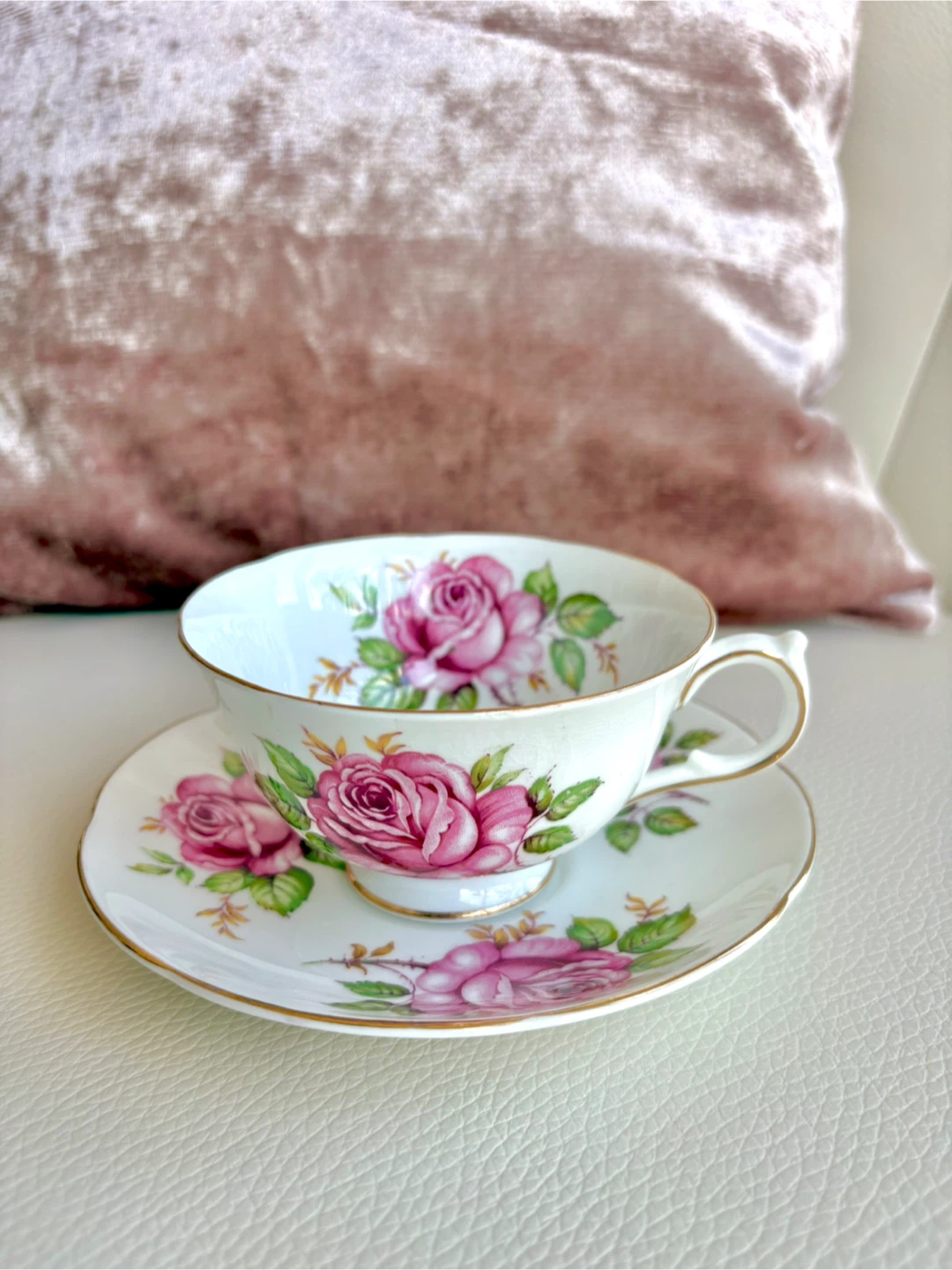 Vintage Alderley Teacup & Saucer – Made in England