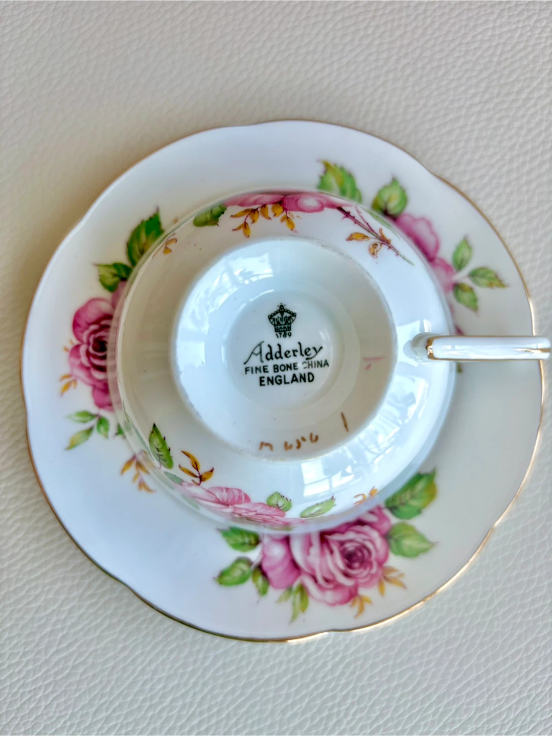 Vintage Alderley Teacup & Saucer – Made in England - photo 2