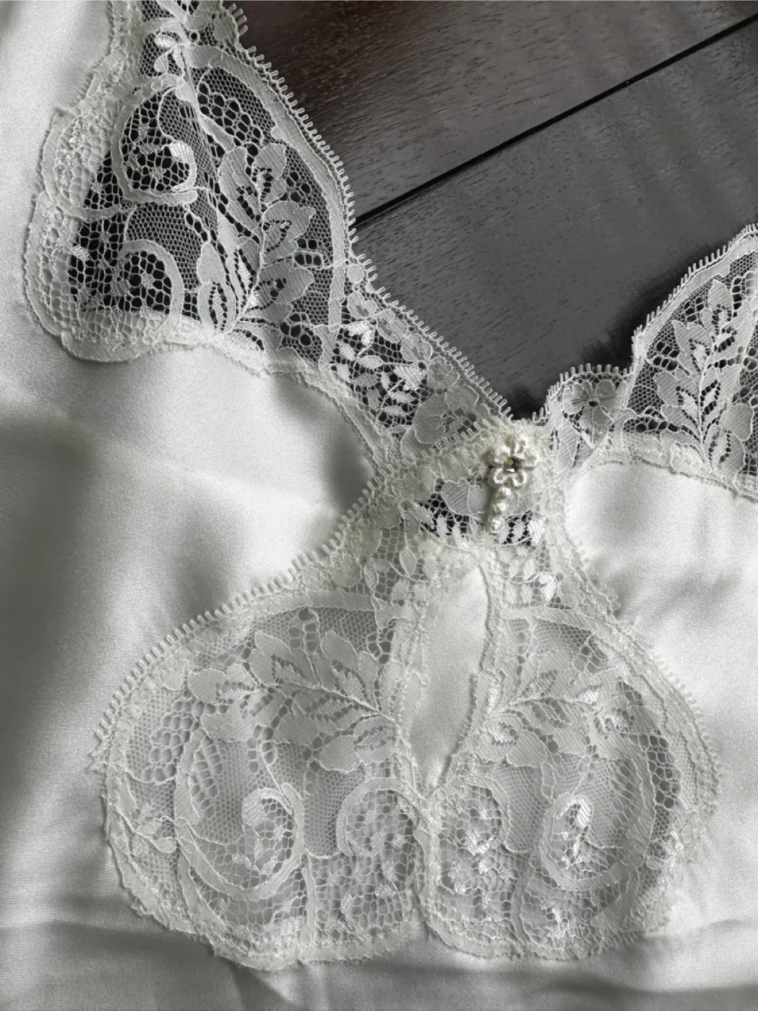Papillon Blanc White Lace Camisole - Size 36 - photo 2