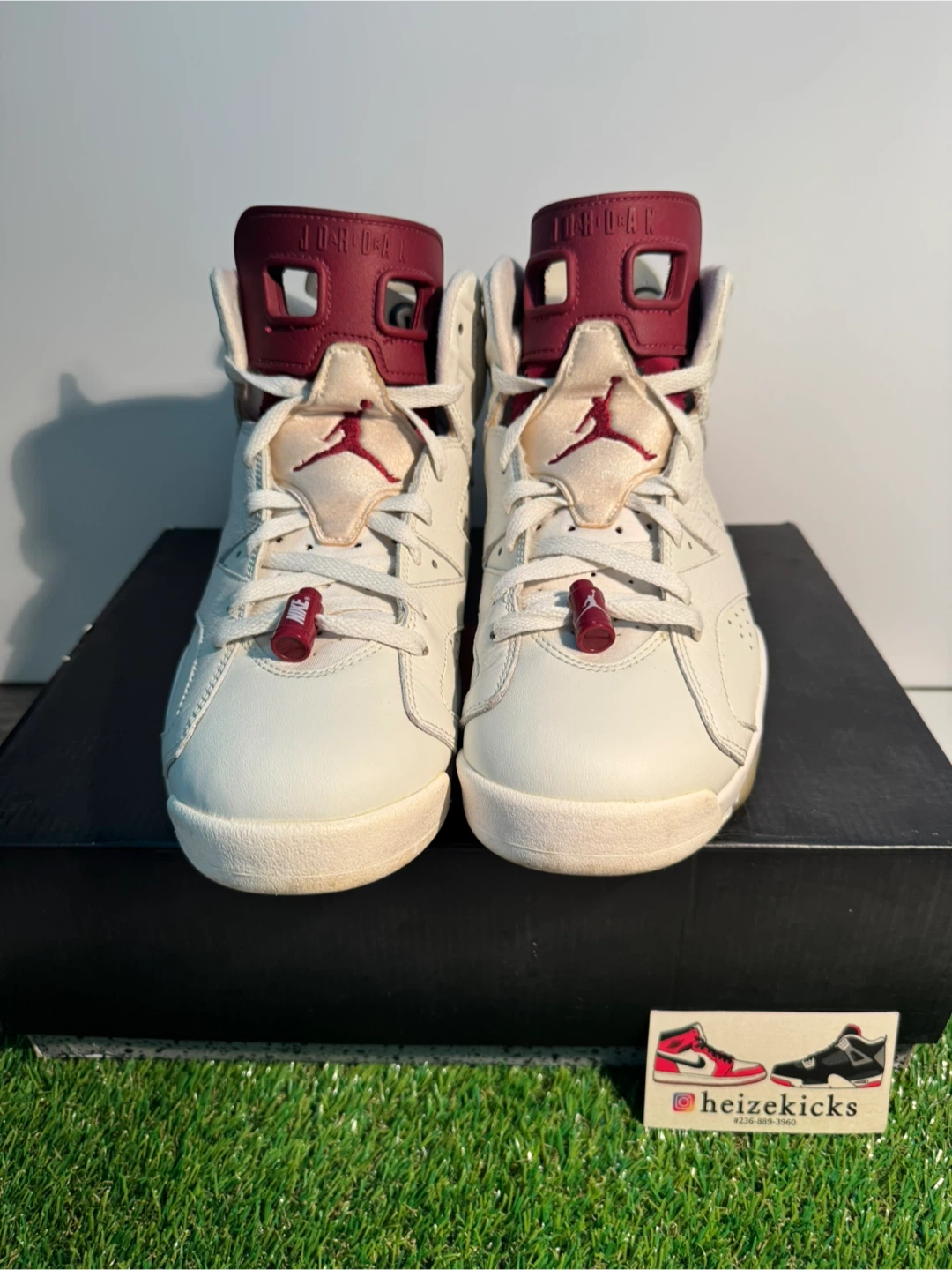 Jordan 6 Maroon size 9.5 - photo 3