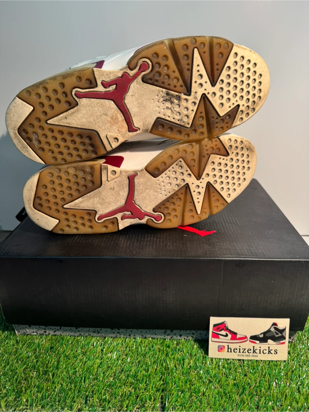 Jordan 6 Maroon size 9.5 - photo 5