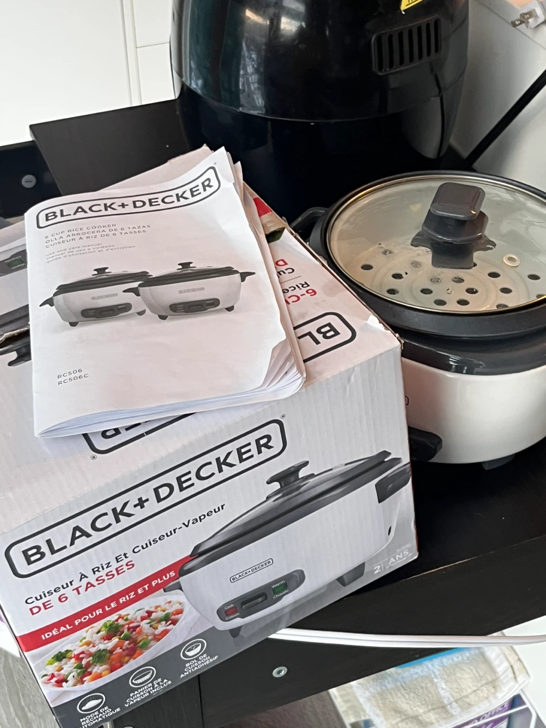 BLACK+DECKER Rice Cooker & Steamer 6 Cups - photo 3
