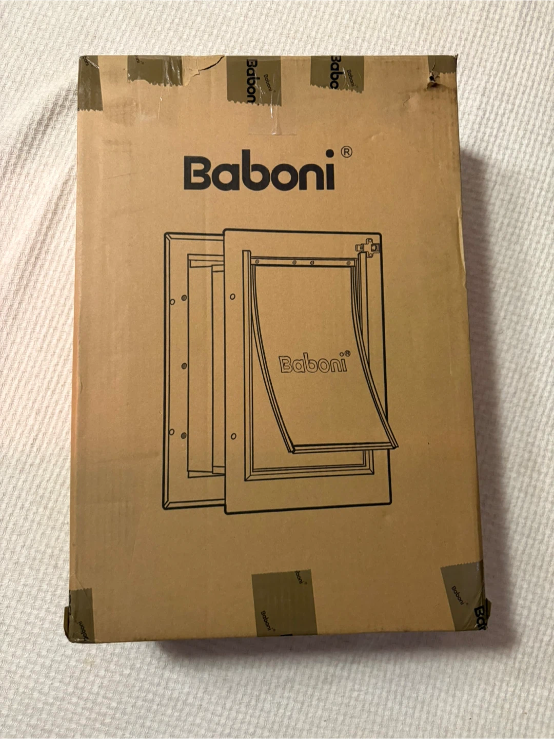 Baboni Pet Door - Large, 2-Flap
