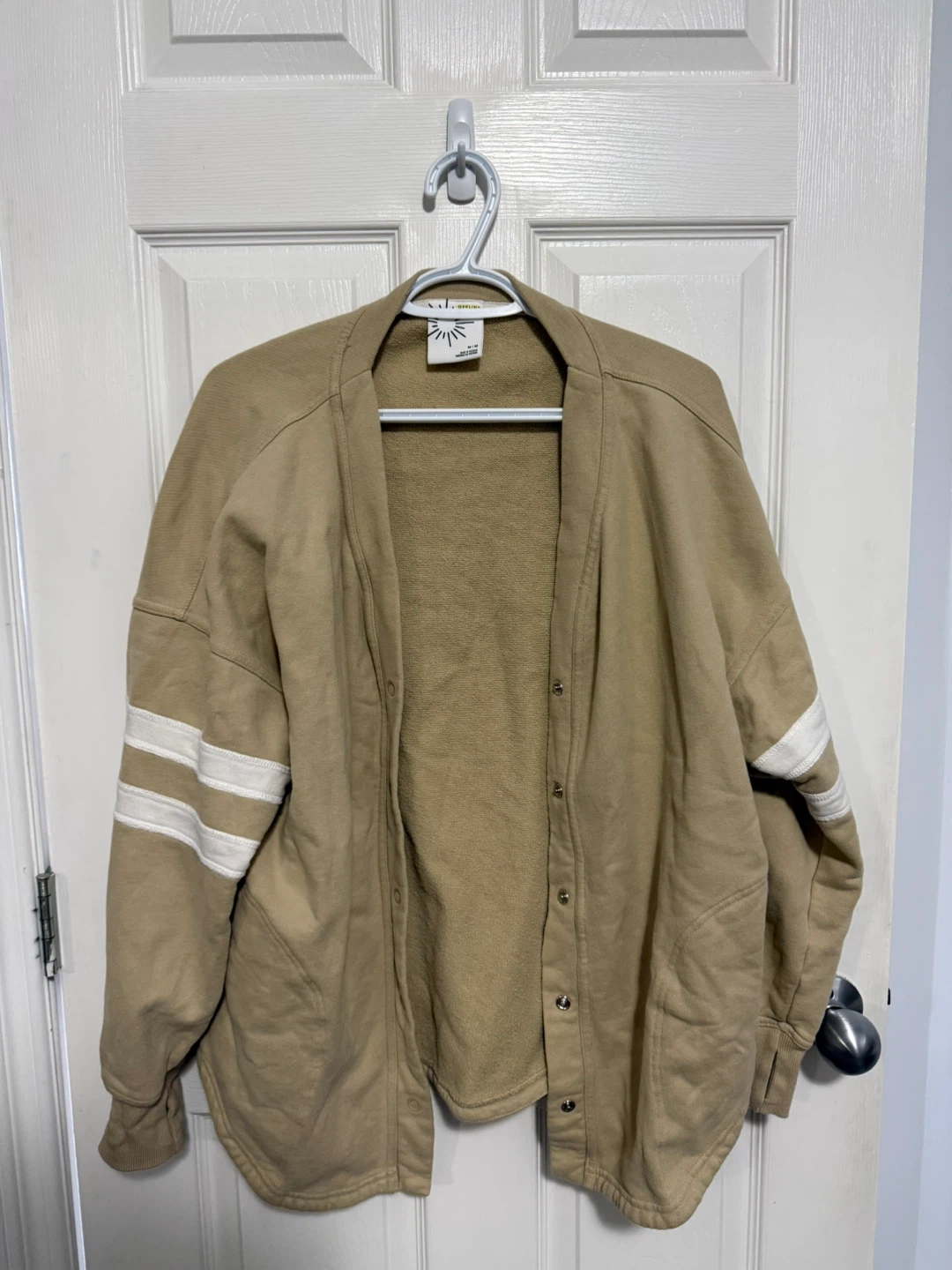 OFFLINE by Aerie Tan Cardigan Sweater