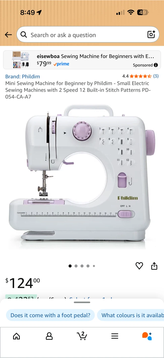 Mini Multifunctional Sewing Machine - photo 3