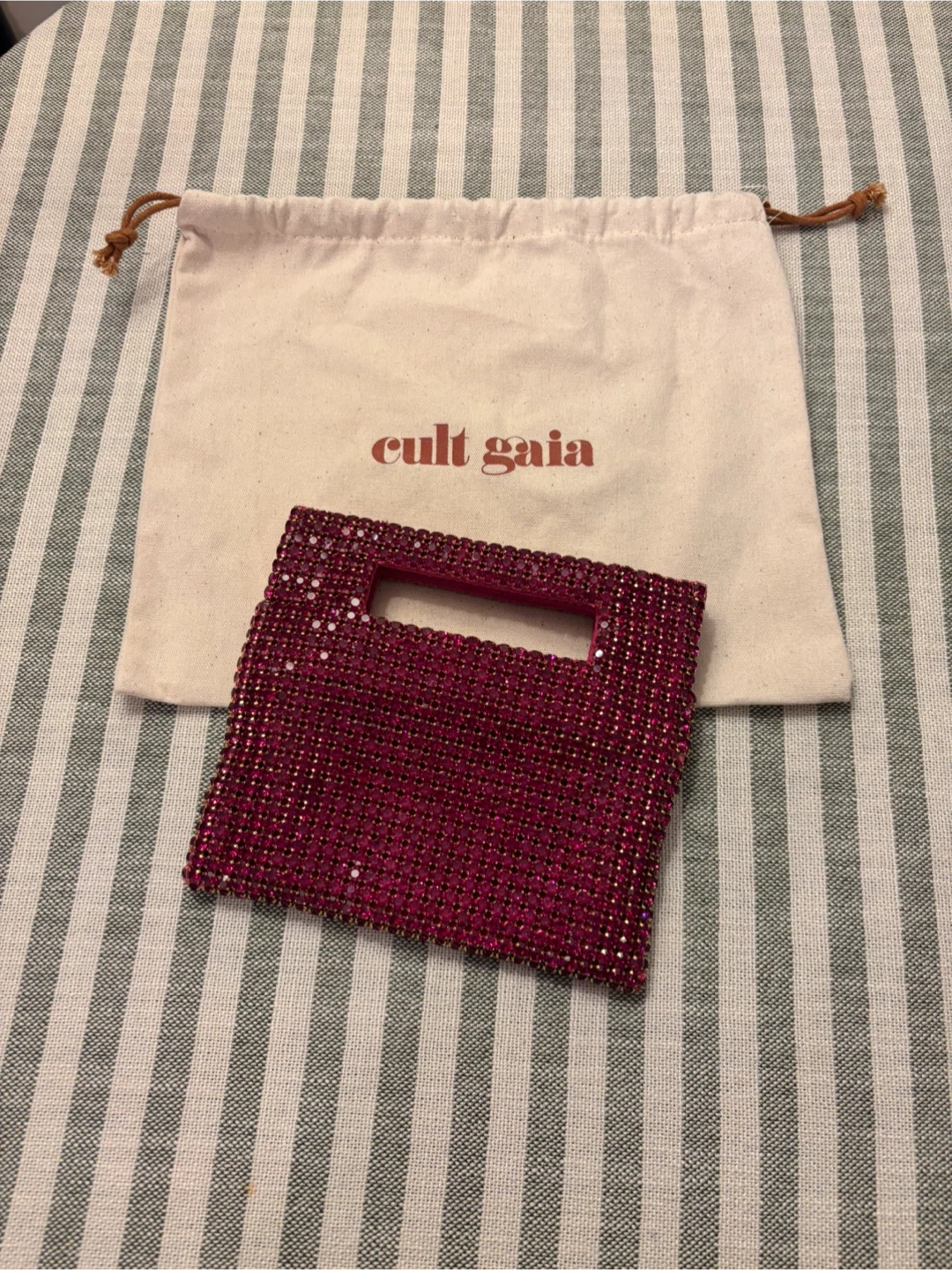Cult Gaia Pink (Dragonfruit) Lucinda Nano with Dust Bag - photo 2