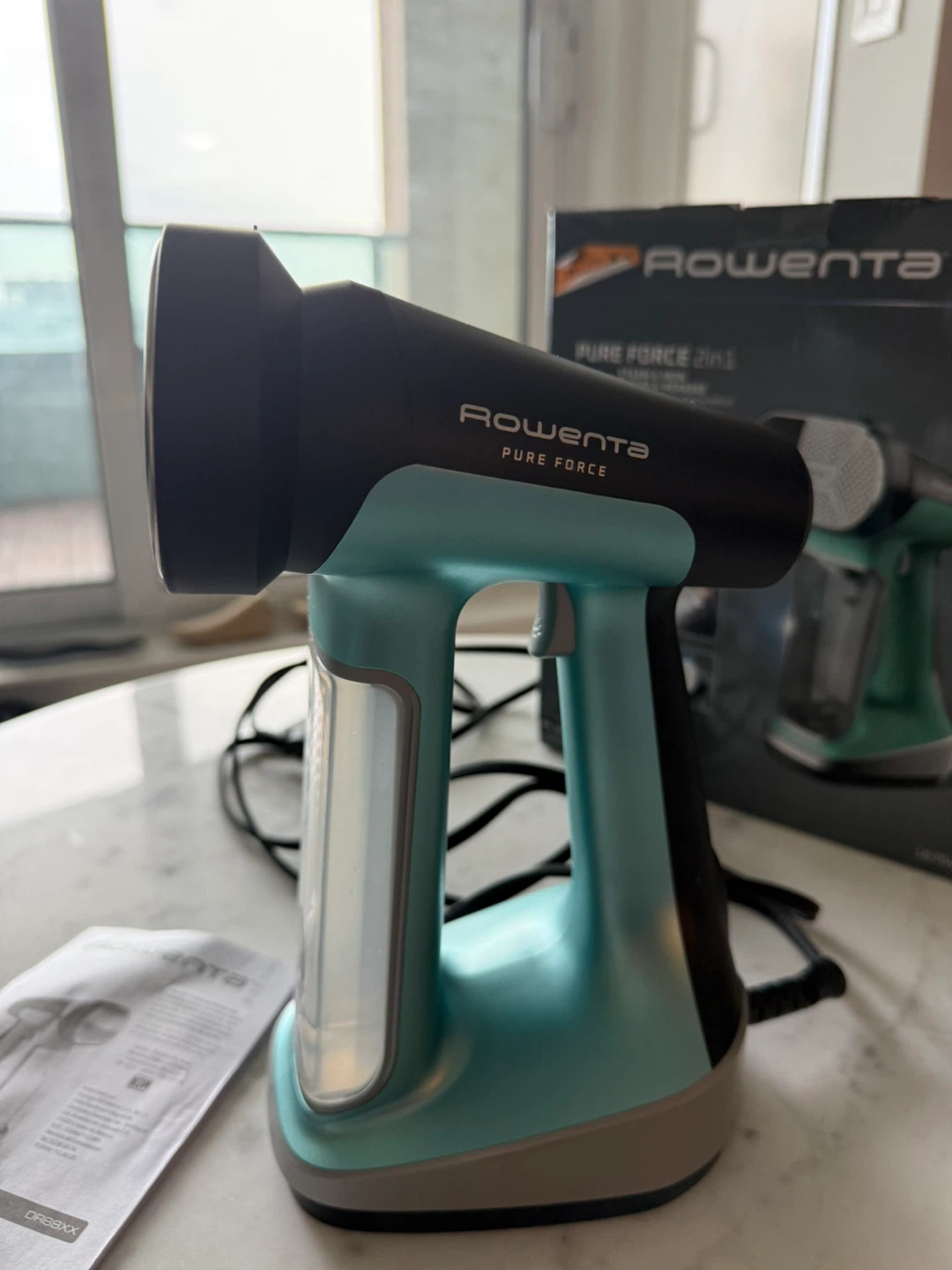 Rowenta Pure Force 2in1 Steam & Iron Handheld Garment Steamer - photo 2