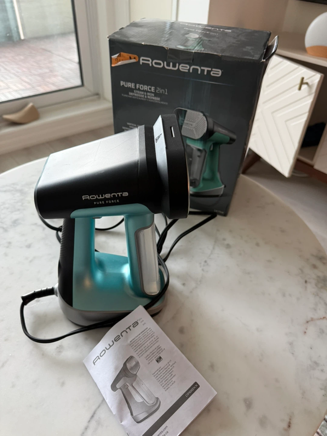 Rowenta Pure Force 2in1 Steam & Iron Handheld Garment Steamer - photo 5
