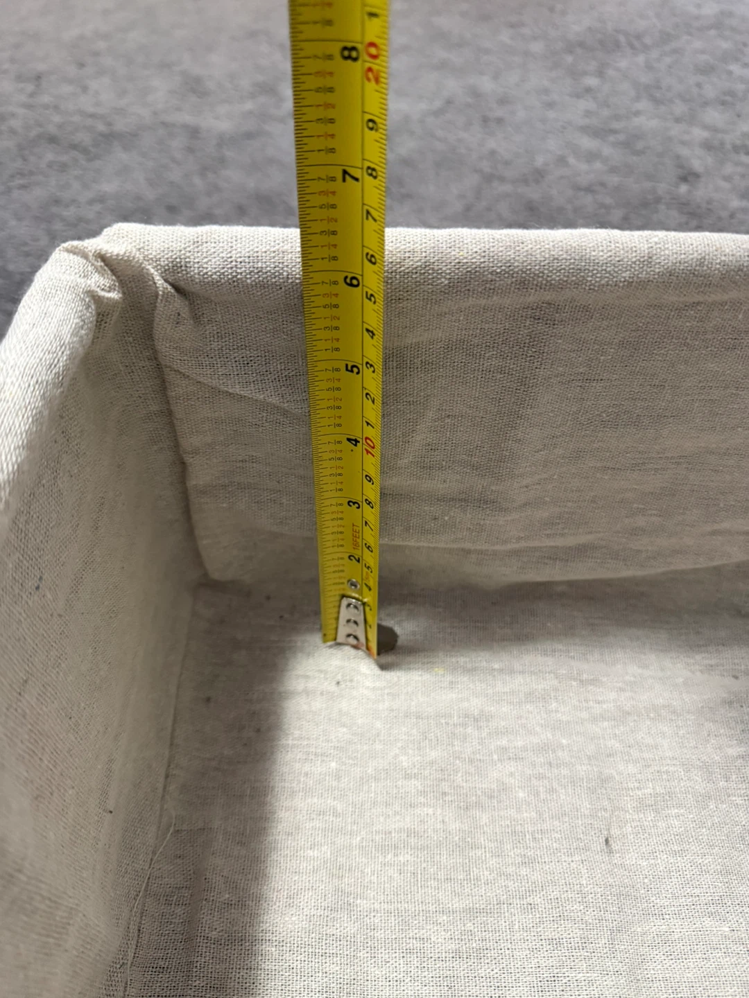 Woven Storage Basket with Linen Liner - photo 4