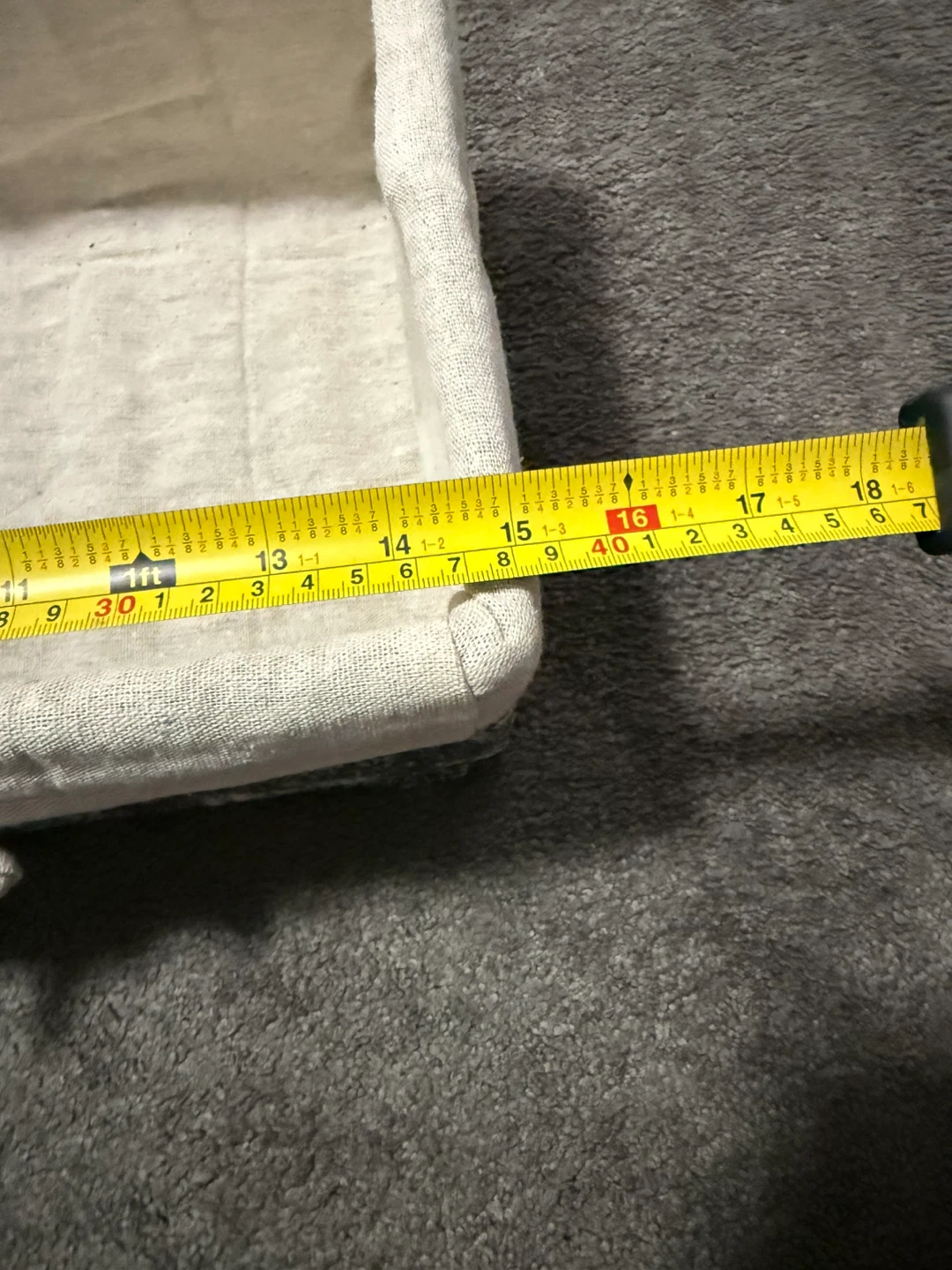 Woven Storage Basket with Linen Liner - photo 2