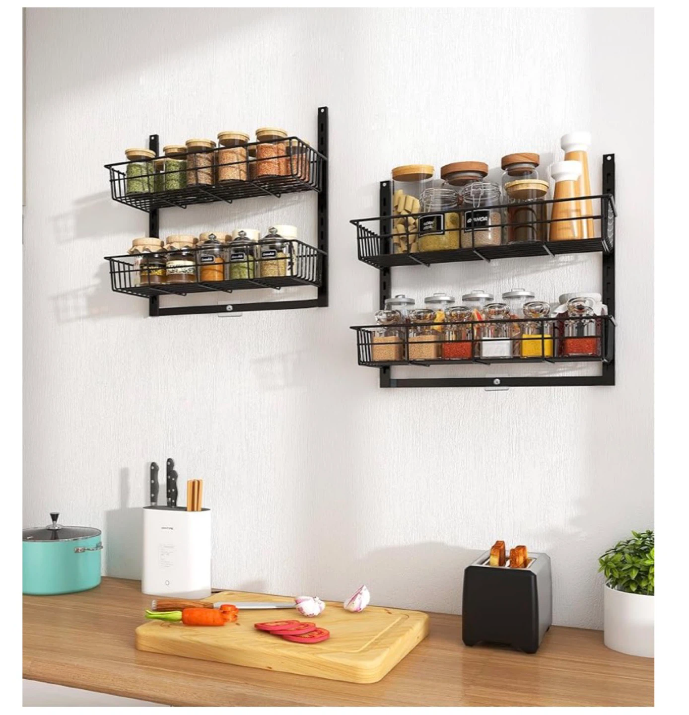 6 Tier Over-the-Door Spice Rack Organizer - photo 2