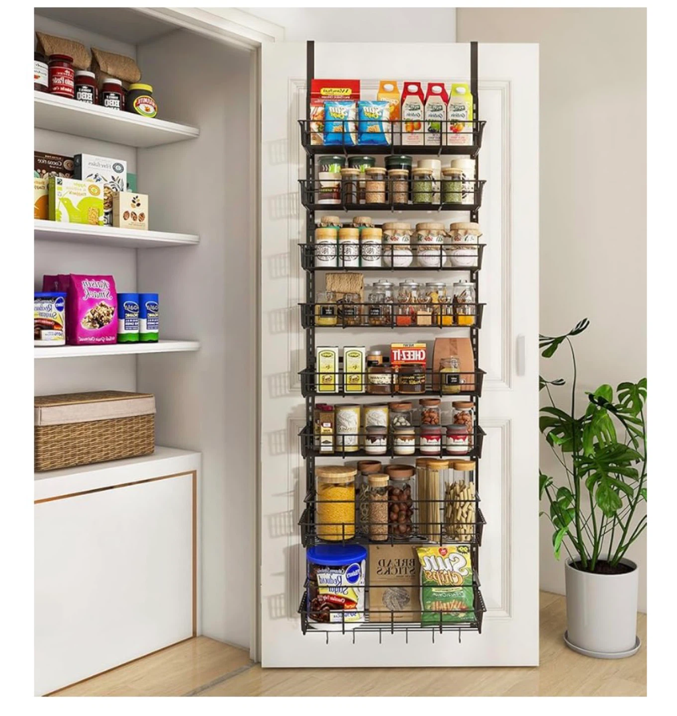 6 Tier Over-the-Door Spice Rack Organizer - photo 4