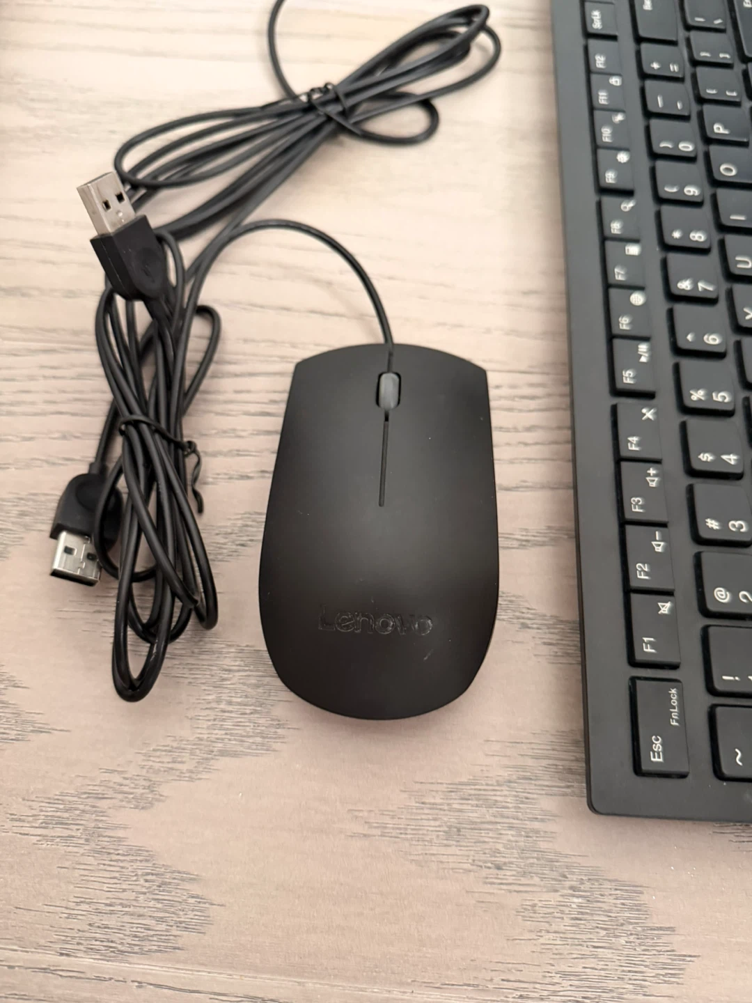 Lenovo Wired Keyboard and Mouse Combo - photo 3