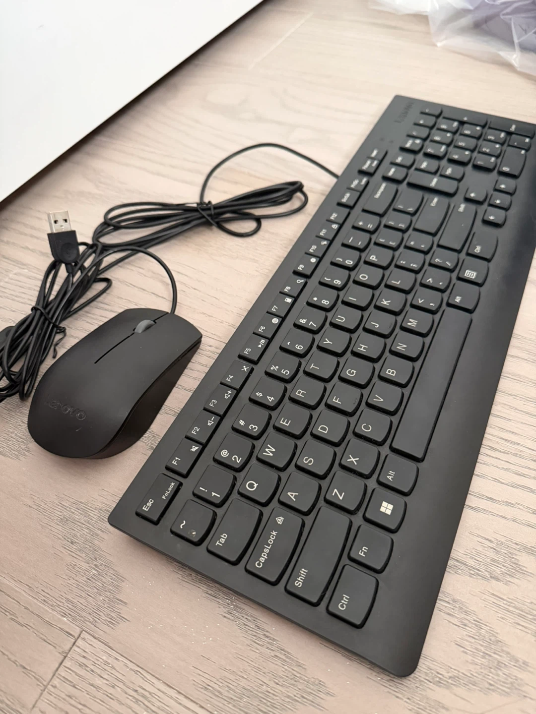 Lenovo Wired Keyboard and Mouse Combo - photo 2