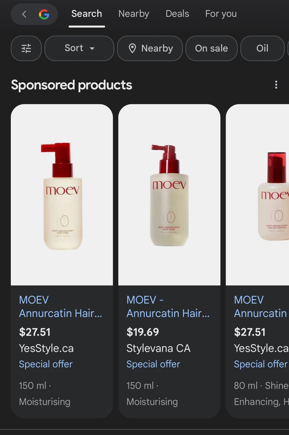 100% Authentic MOEV Annurcatin Hair Tonic - 150 ml - photo 3