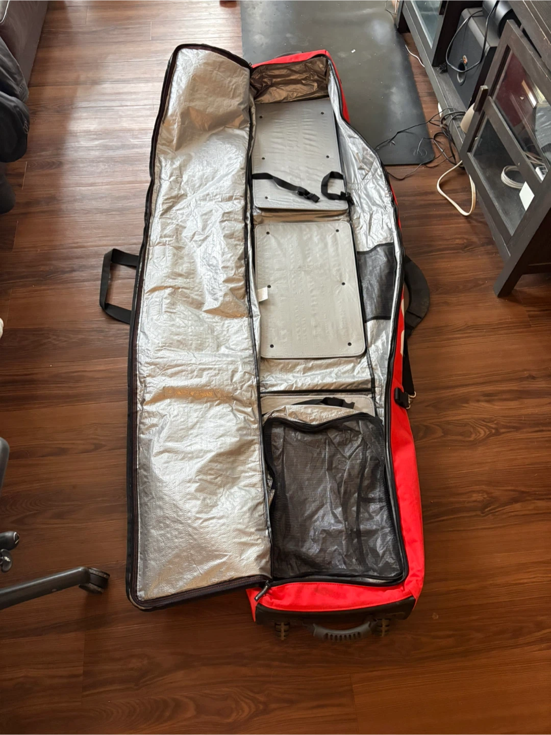 Rossignol Red Ski Boot Bag with Wheels - photo 2