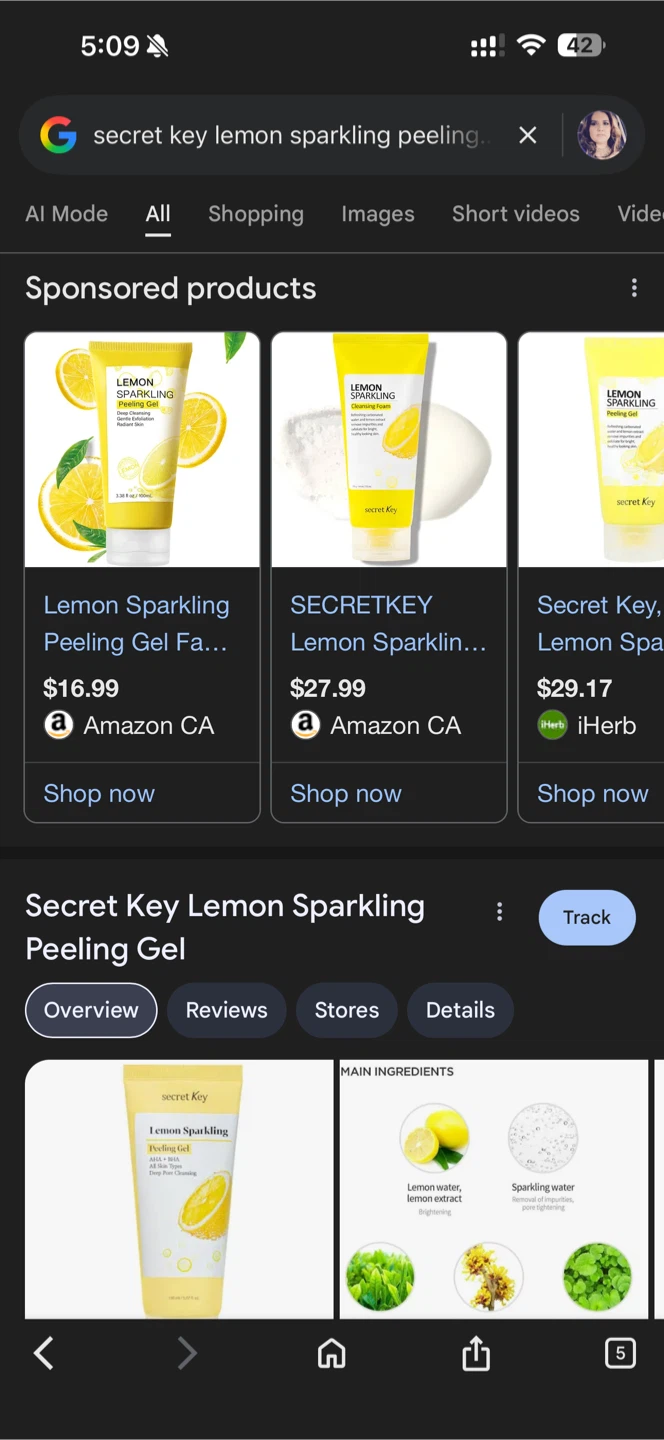 100% Authentic Secret Key Lemon Sparkling Peeling Gel 150 ml - photo 3