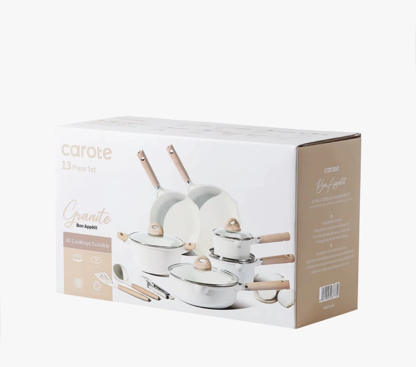 Carote 13 Piece "Bon Appétit" Granite Cookware Set - photo 2