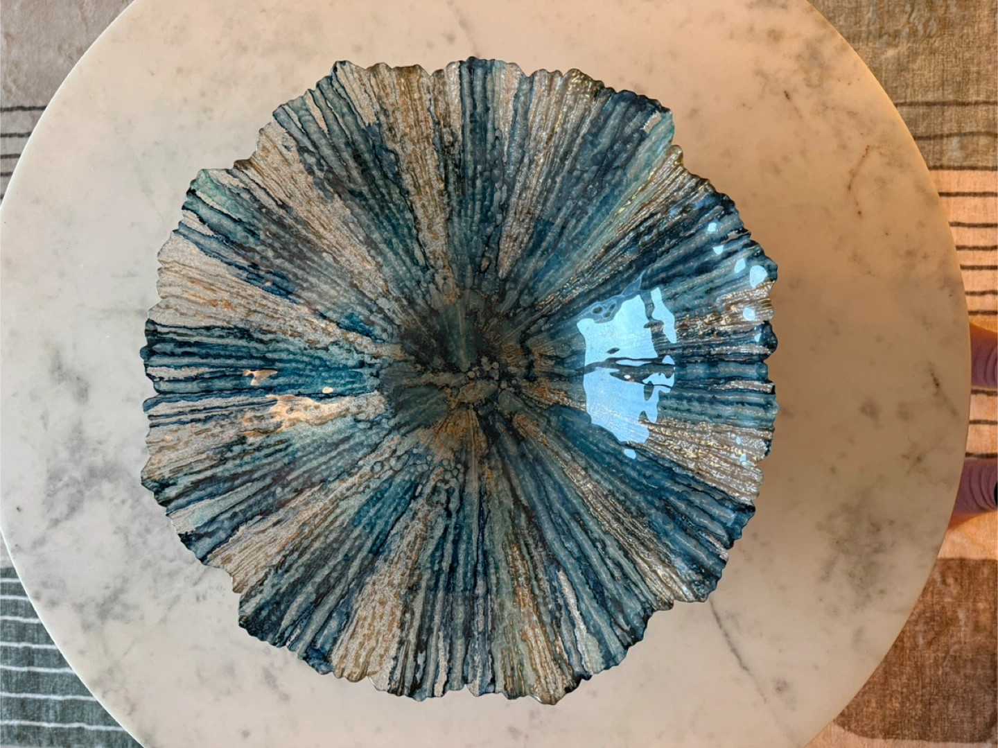 Decorative Glass Bowl - Bought in Amalfi Coast, Italy