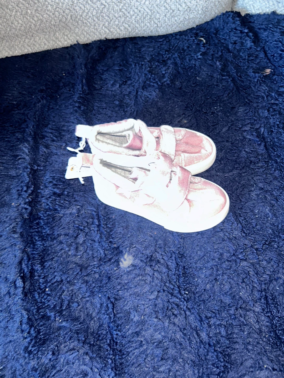 Converse Pink Velour Sneakers