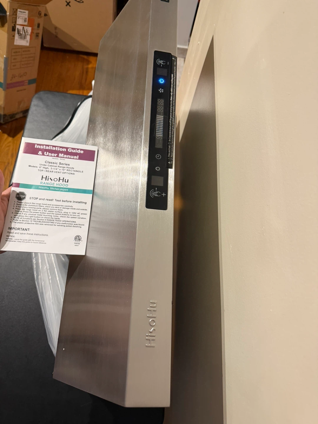 HisoHu 30 Inch Under Cabinet Range Hood - photo 3