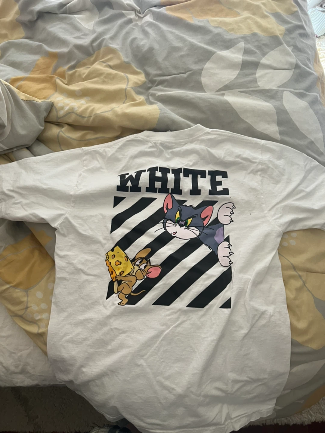 White Tom & Jerry Graphic T-Shirt - photo 5