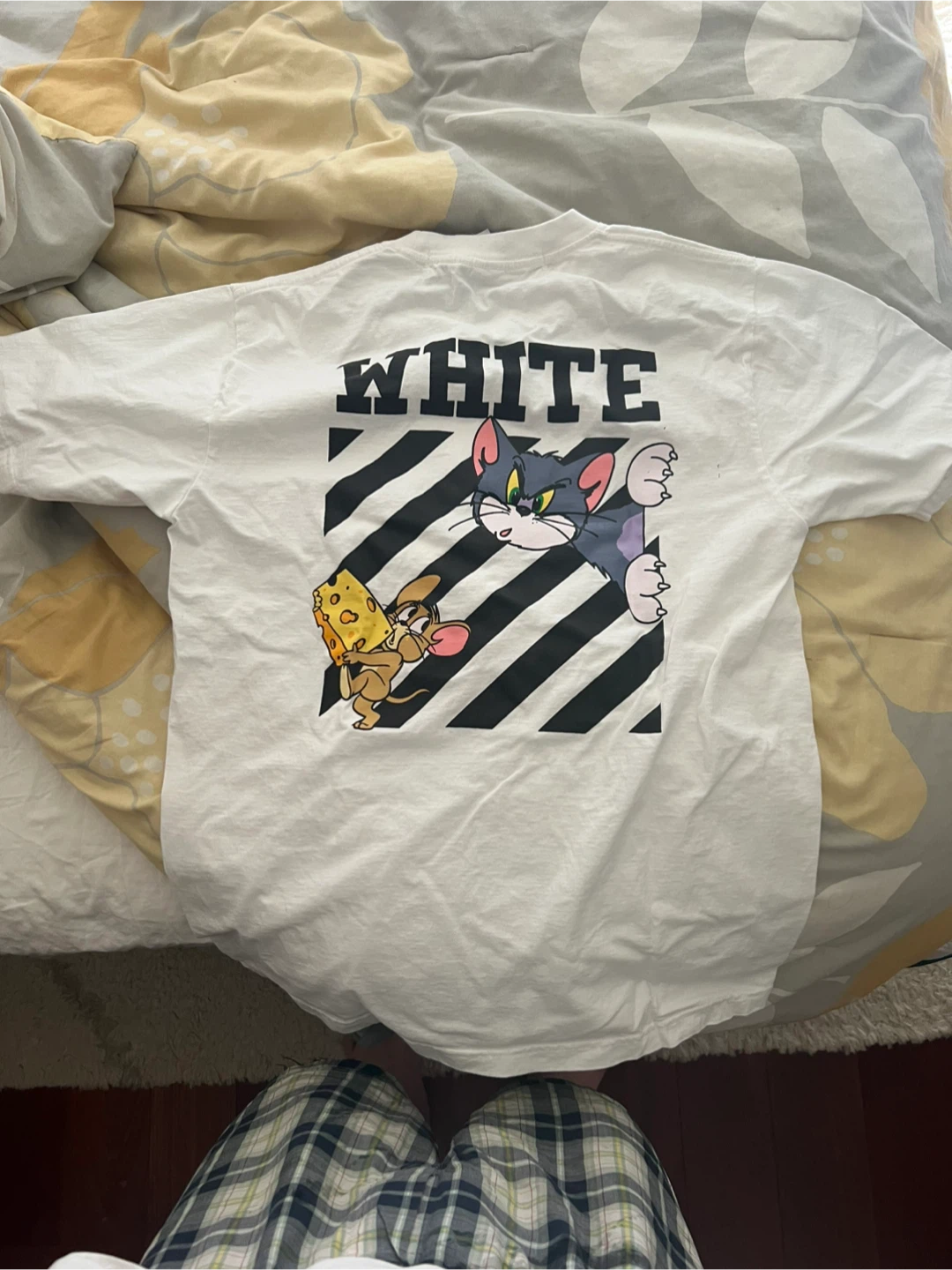 White Tom & Jerry Graphic T-Shirt - photo 4
