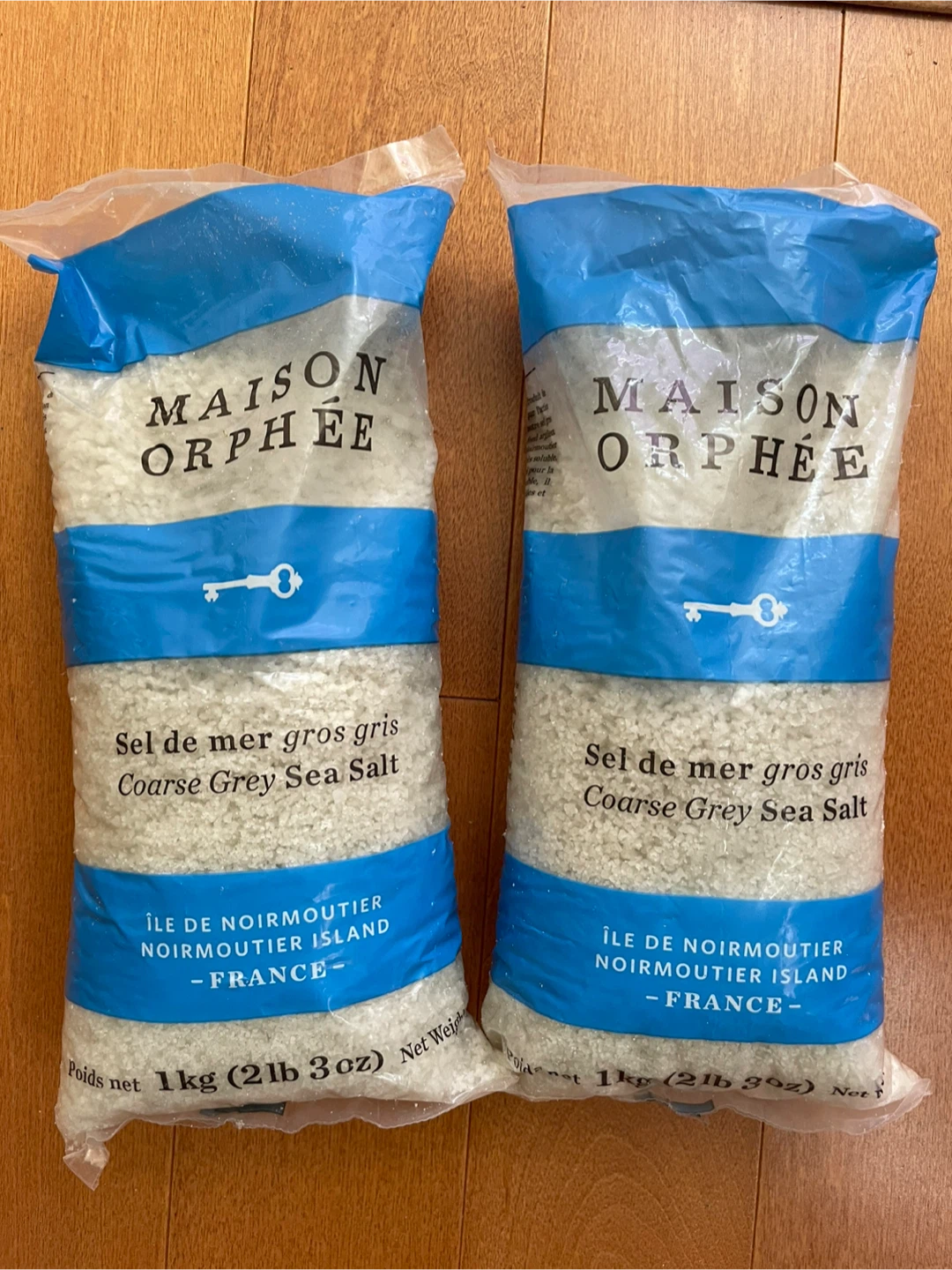 Maison Orphée Coarse Grey Sea Salt - 2 x 1kg Bags