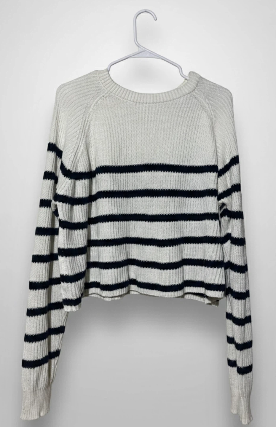 Women's Striped Crew Neck Sweater