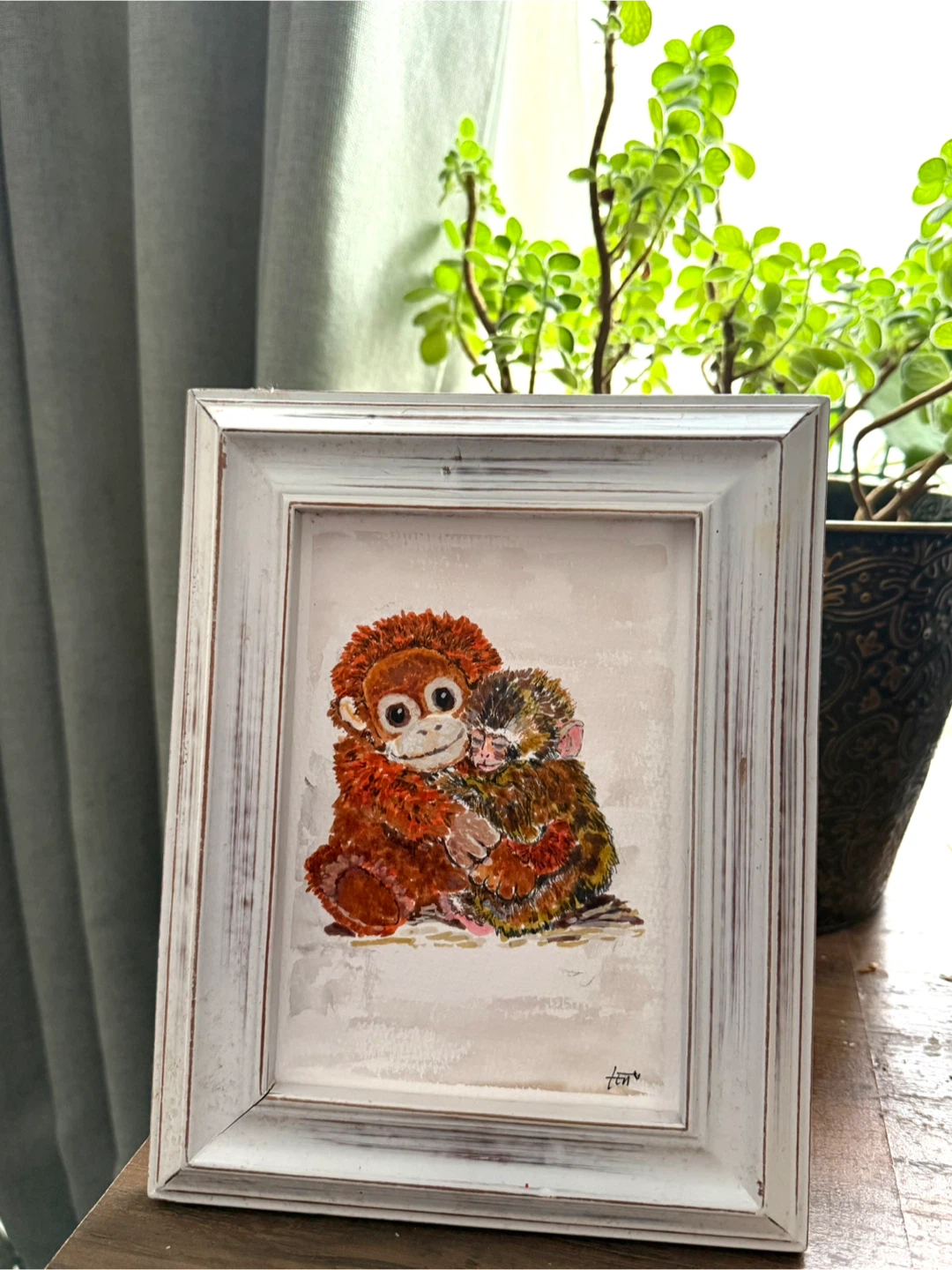 Punch The Monkey - Mixed Media Art - photo 3