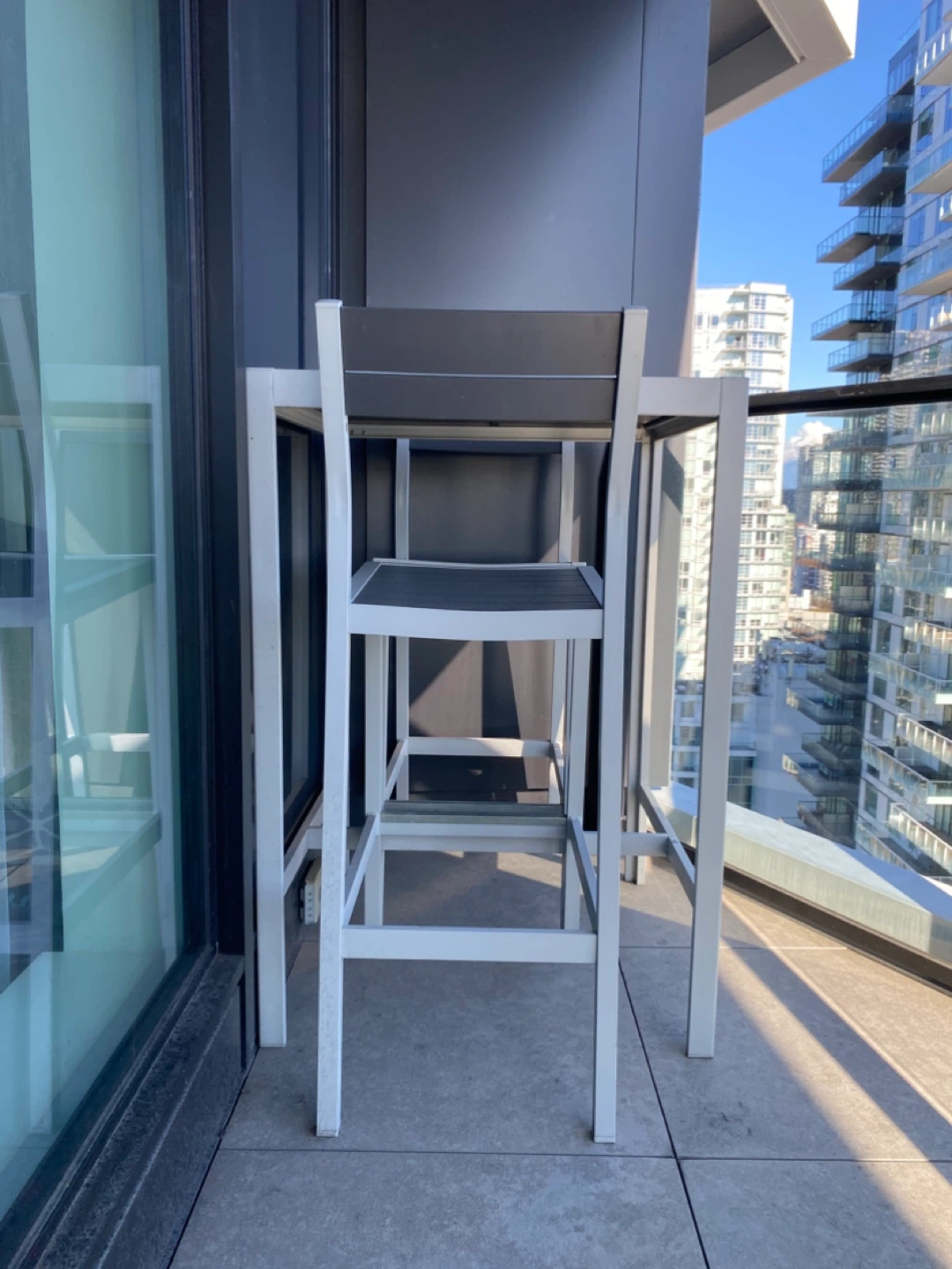 Balcony Bar Table and Chairs Set - photo 4