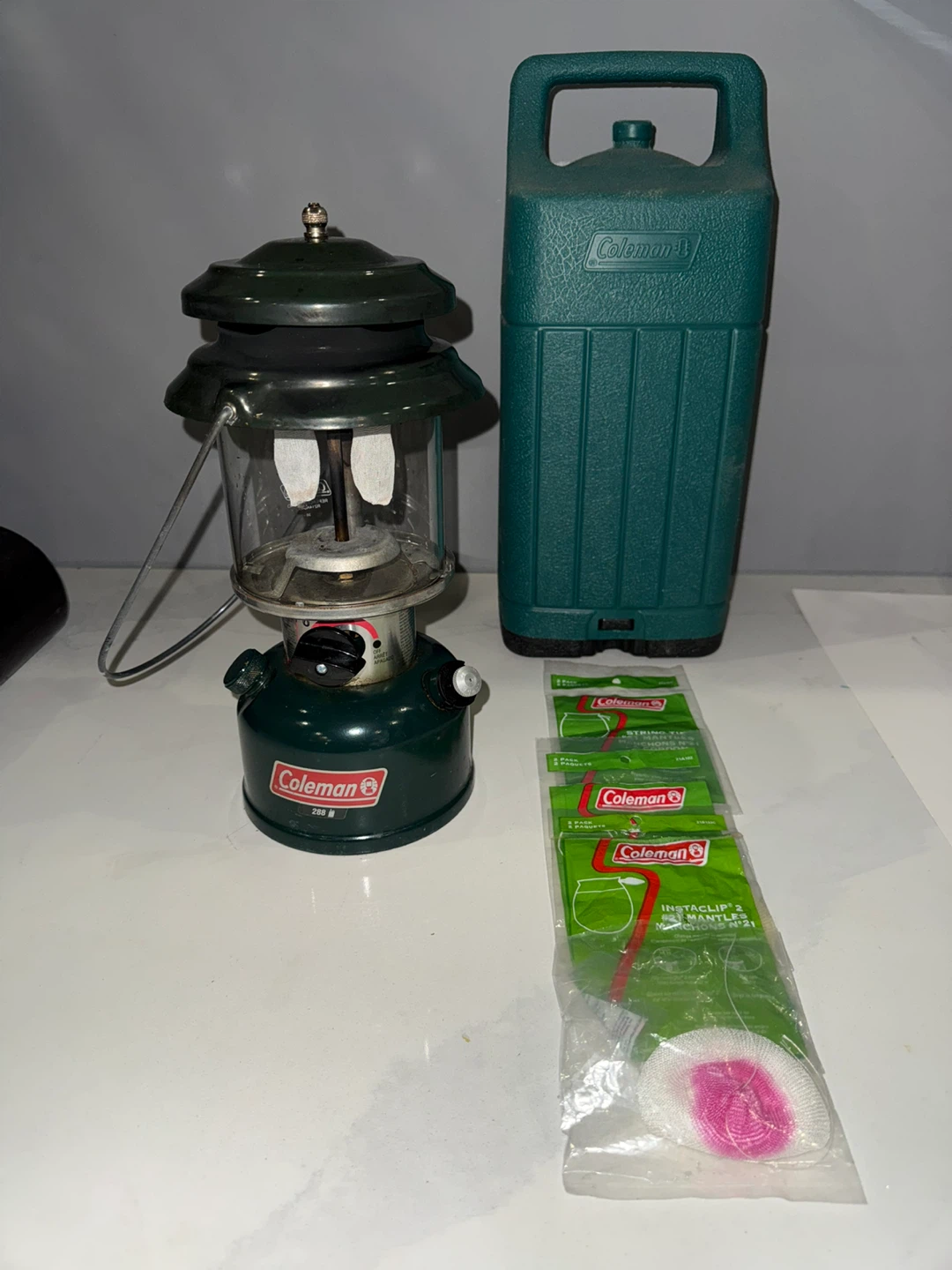 Coleman 288 Lantern with Carrying Case and Mantles