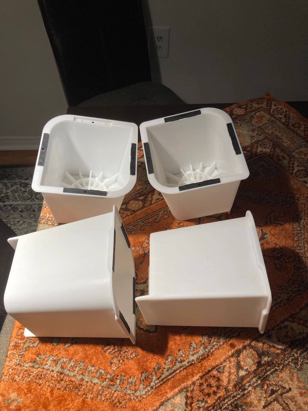 Set of 4 White Appliance Risers - photo 2