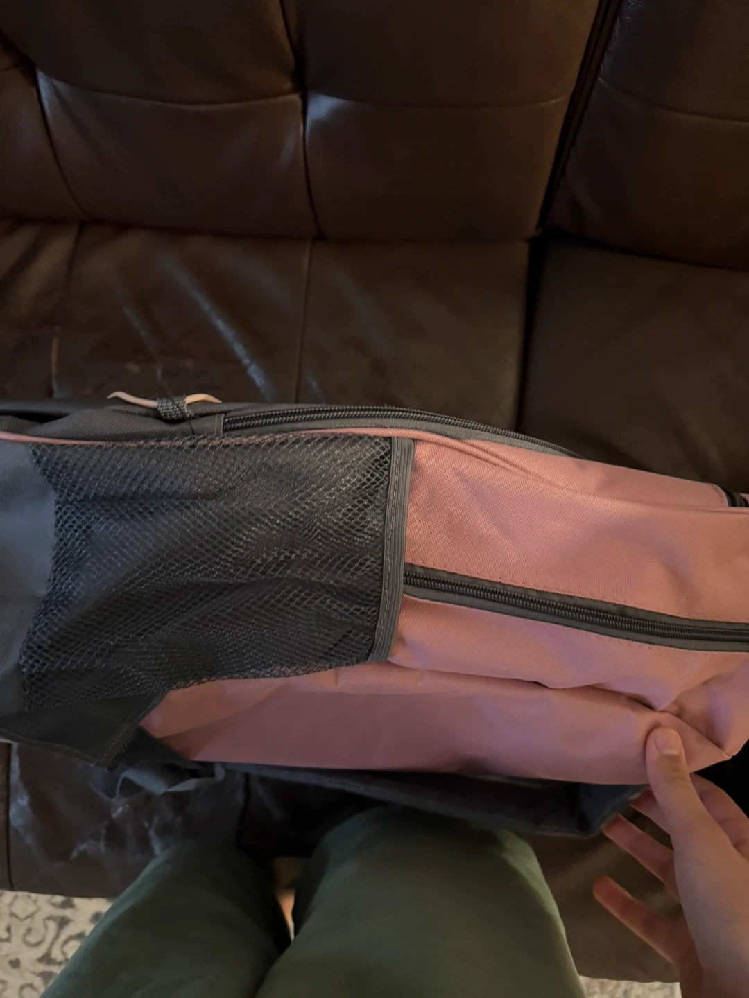 Pink and Grey Backpack - photo 3