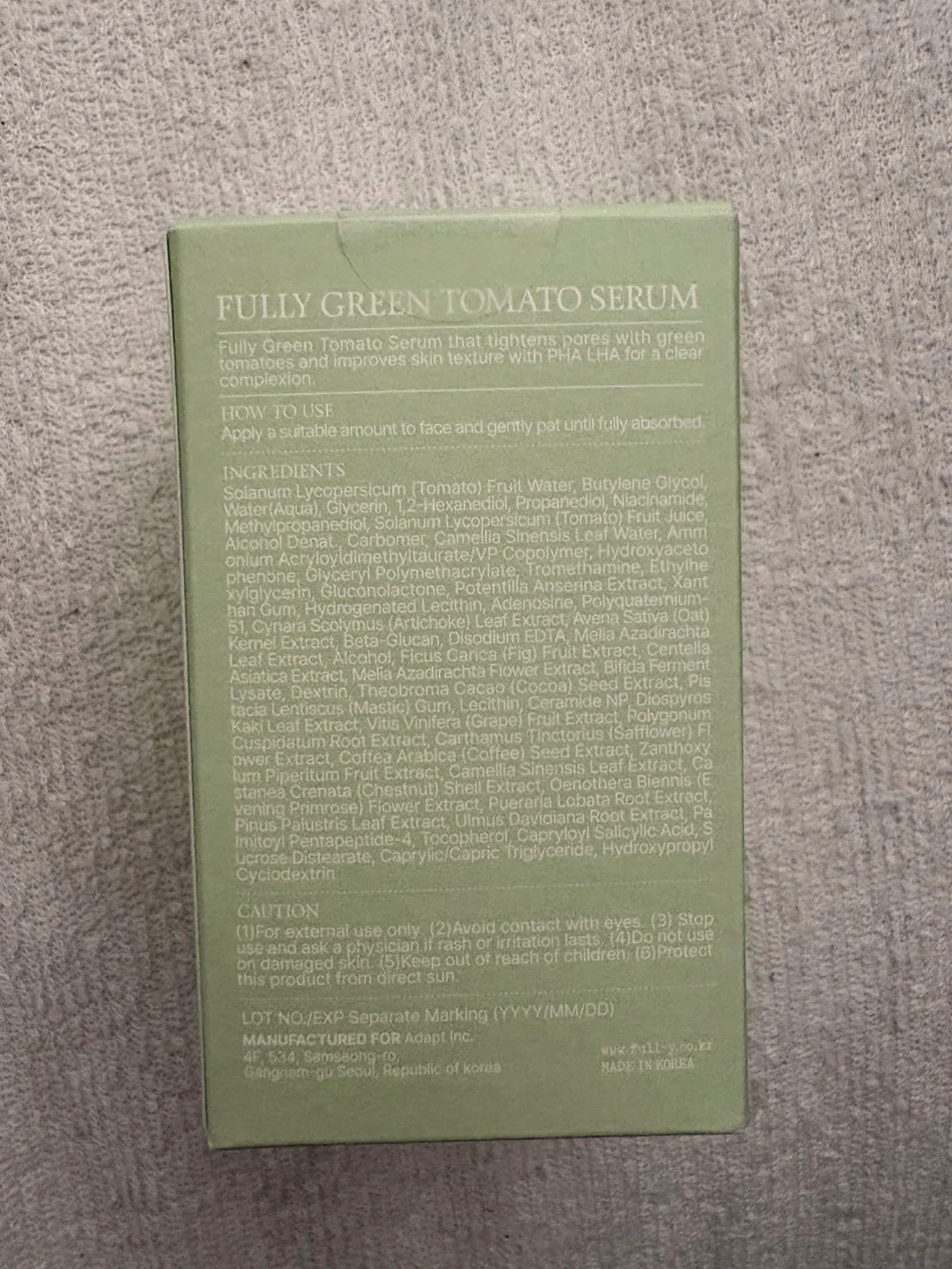 100% Authentic FULLY Green Tomato Serum 30ml - photo 3