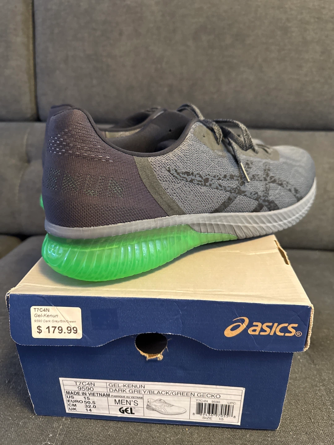 Brand New ASICS GEL KENUN Men's Shoes - Size 15 - photo 2