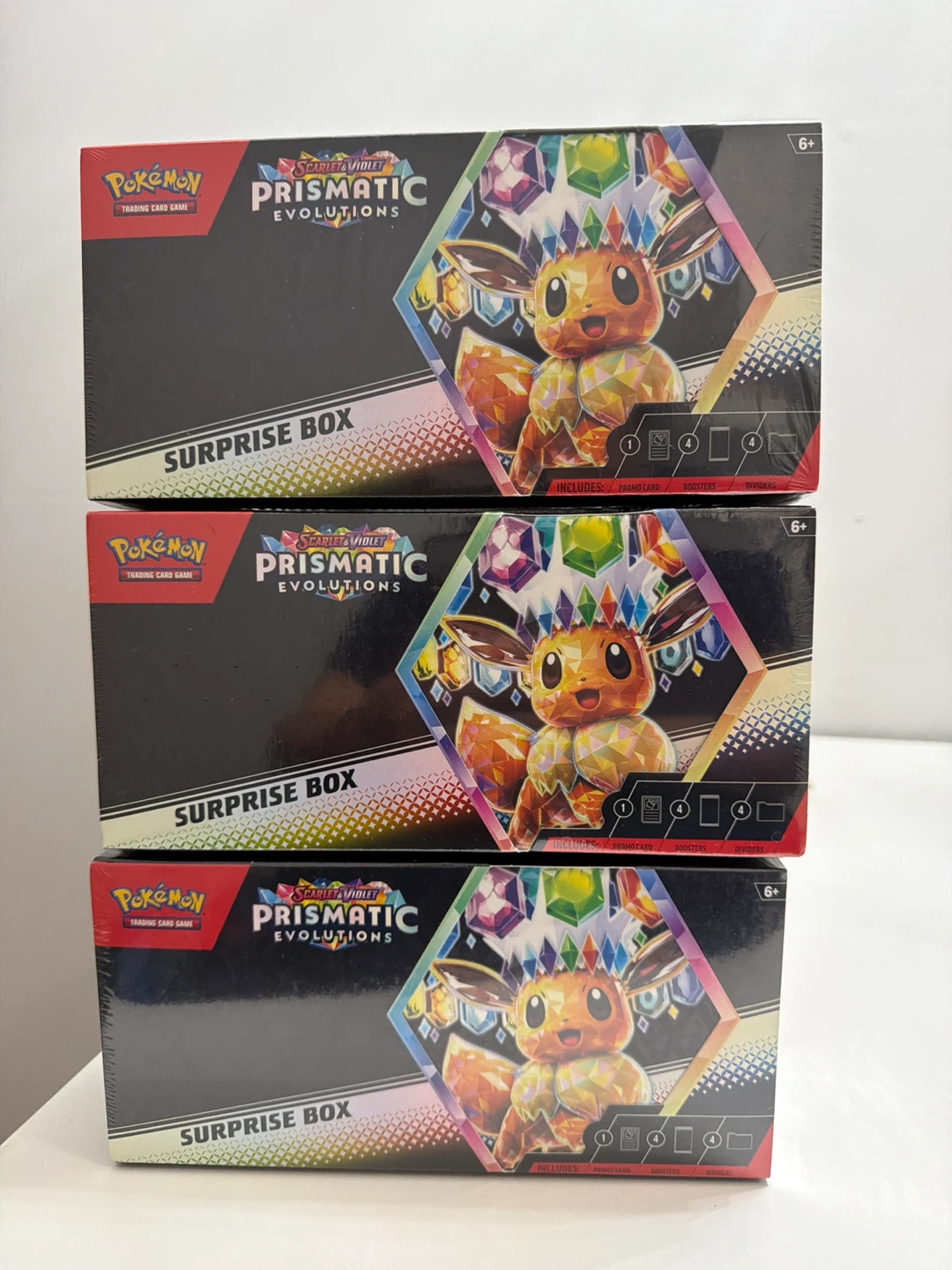 Pokemon Scarlet & Violet Prismatic Evolutions Surprise Box
