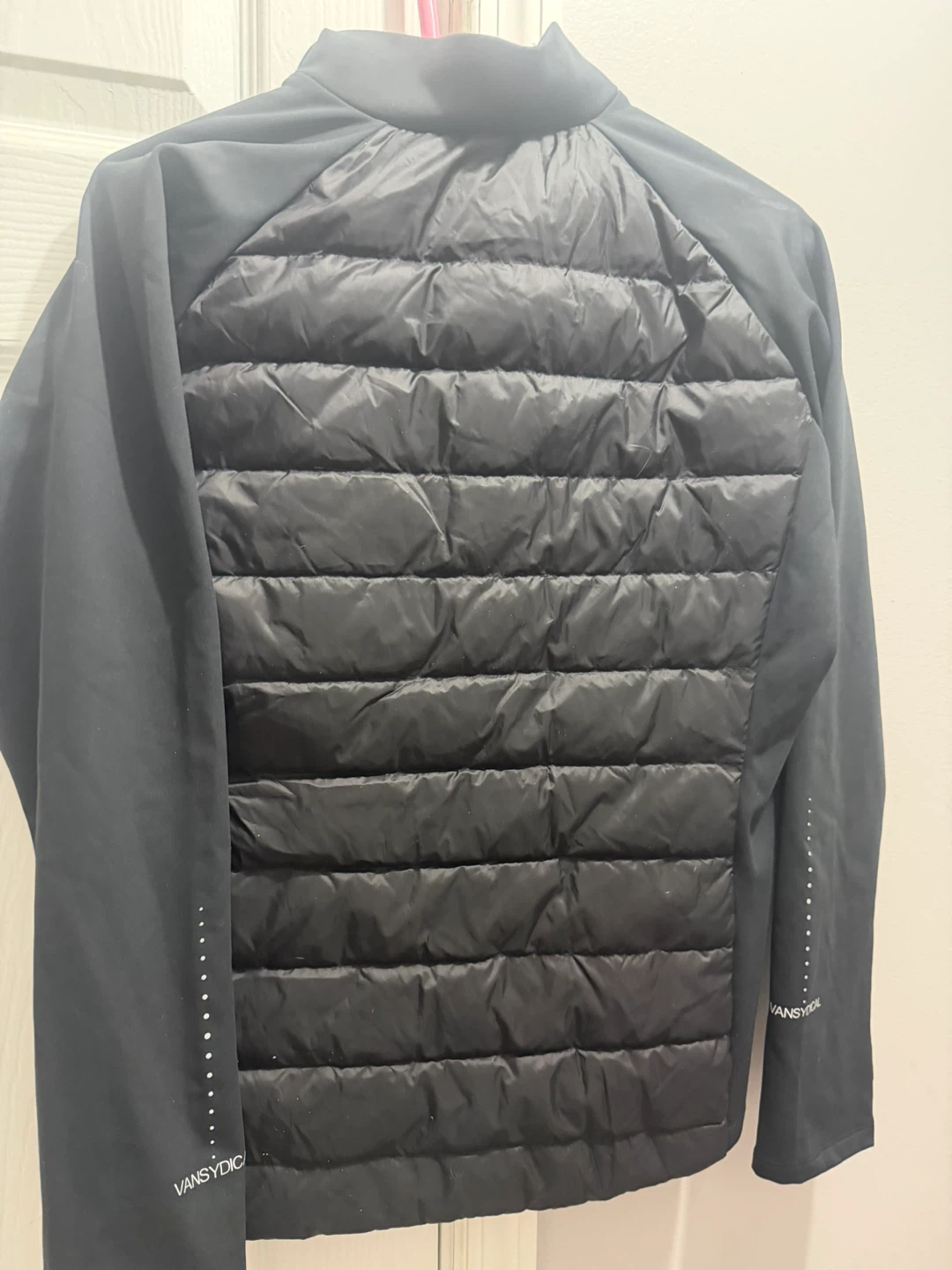 Vansydical Black Puffer Jacket with Thumbholes - photo 2
