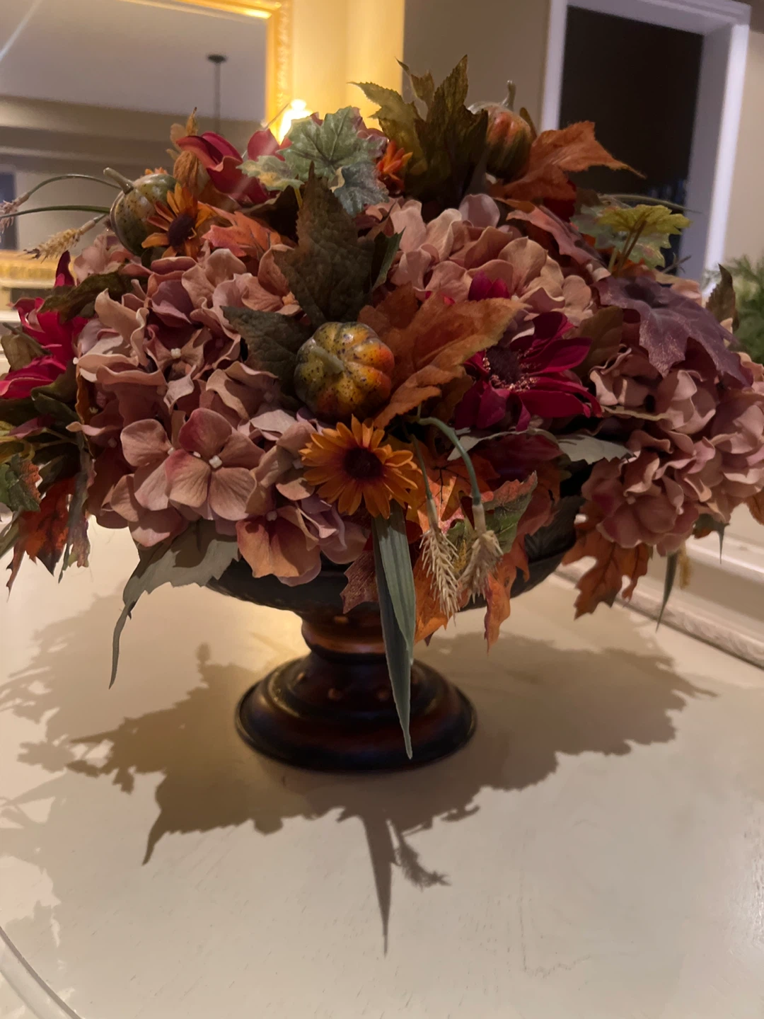 Fall Faux Floral Arrangement