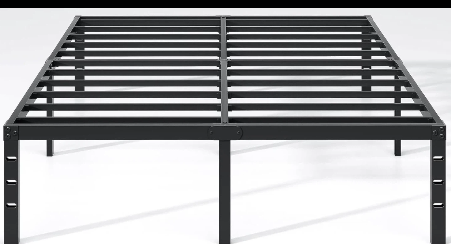 King Size Metal Bed Frame Platform Mattress Foundation - photo 2